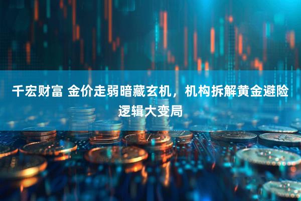 千宏财富 金价走弱暗藏玄机，机构拆解黄金避险逻辑大变局